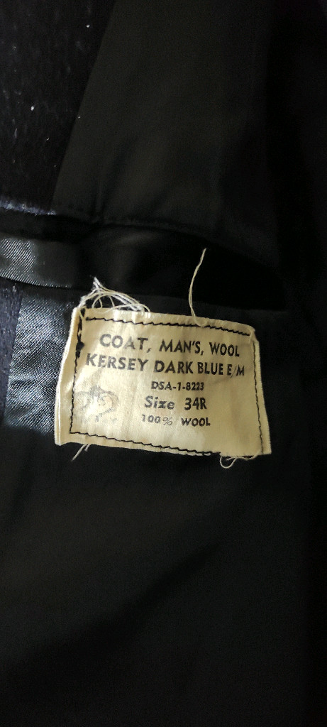 60s 미해군 피코트 usn 100사이즈--7