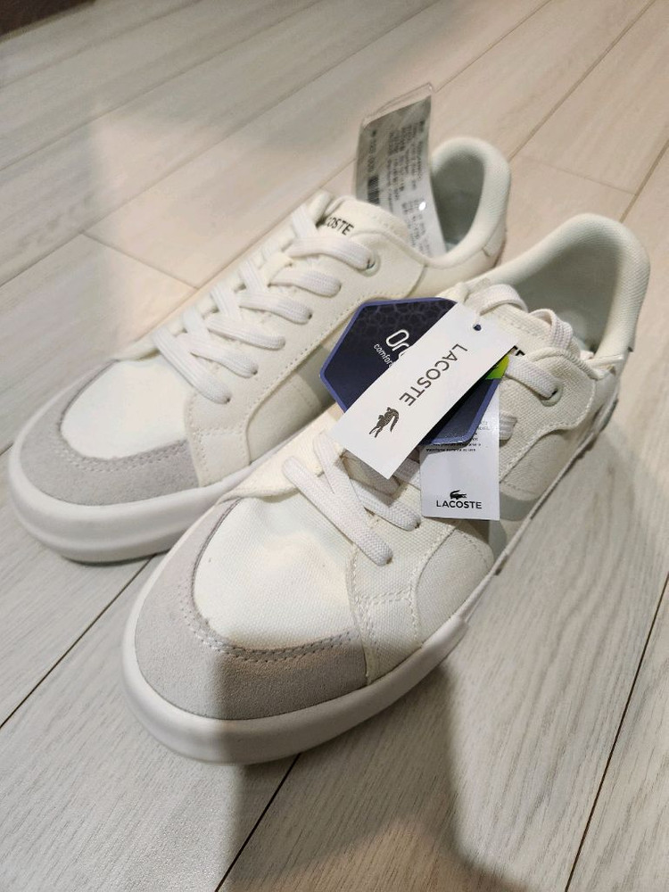 택새상품)라코스테 운동화 RZ0044W52G 21G 라코스테 여성 헤리티지 스니커즈 사이즈240여러 중고사이트에도--1