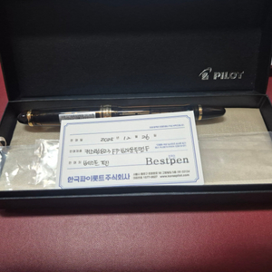 파이롯트 커스텀 823 투명브라운 F닙