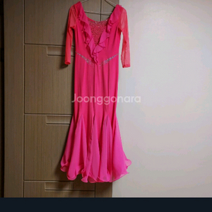 알레마나 댄스복 파티복 드레스