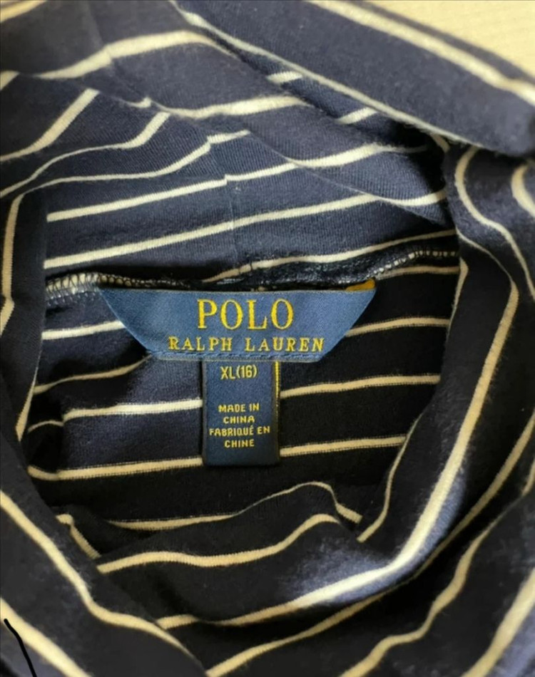 폴로 랄프로렌 스트라이프 플리츠 여아 원피스 XL (16)--2