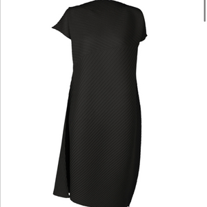 이세이미야케 1월플라스터 원피스 블랙