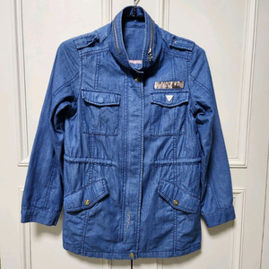 [145]게스 키즈 데님 사파리 자켓