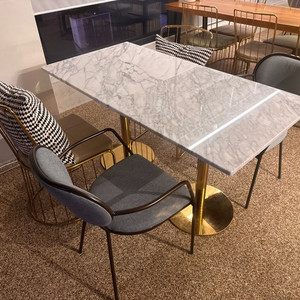 대리석 상판 식탁 의자 세트