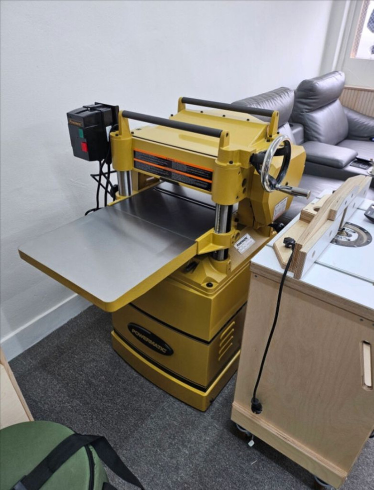 파워메틱 15인치 헬리컬 자동대패 (새제품) 이미지