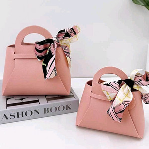 입학 선물 포장 ! 핑크색 인조가죽 구디백 새거 9개몽땅