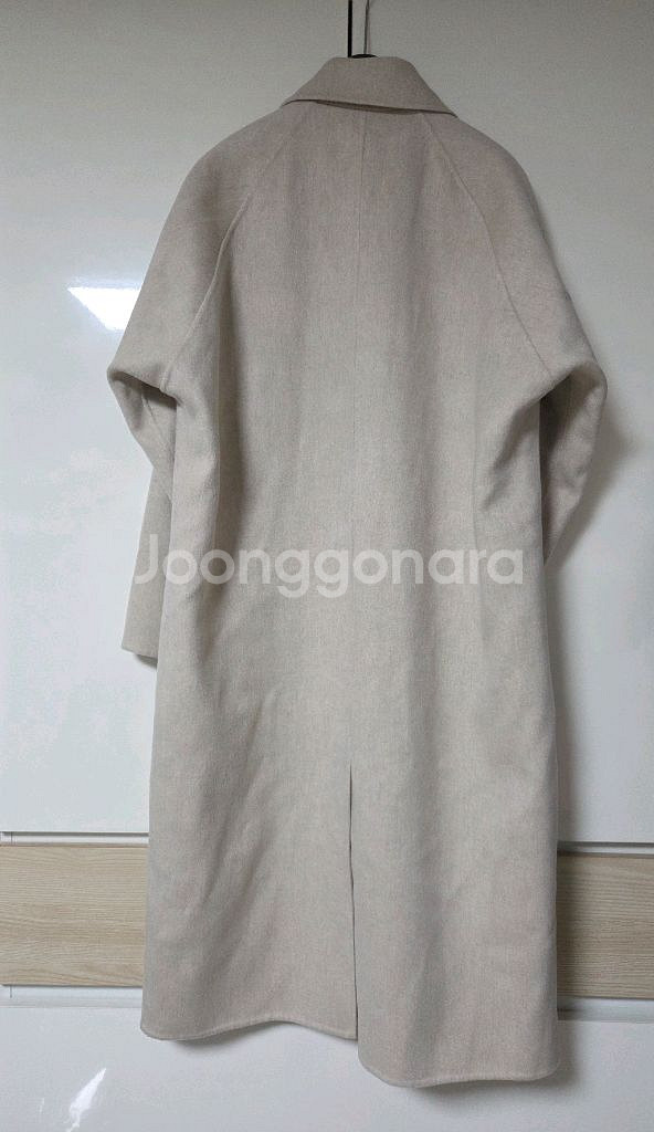 더캐시미어 캐시미어 블렌드 핸드메이드 코트 페일베이지 55 랑방 마인 타임 시스템--5