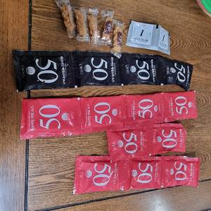 해초미인 메밀소바 소스 + 비빔 소스 + 미니꽈배기 + 김스프