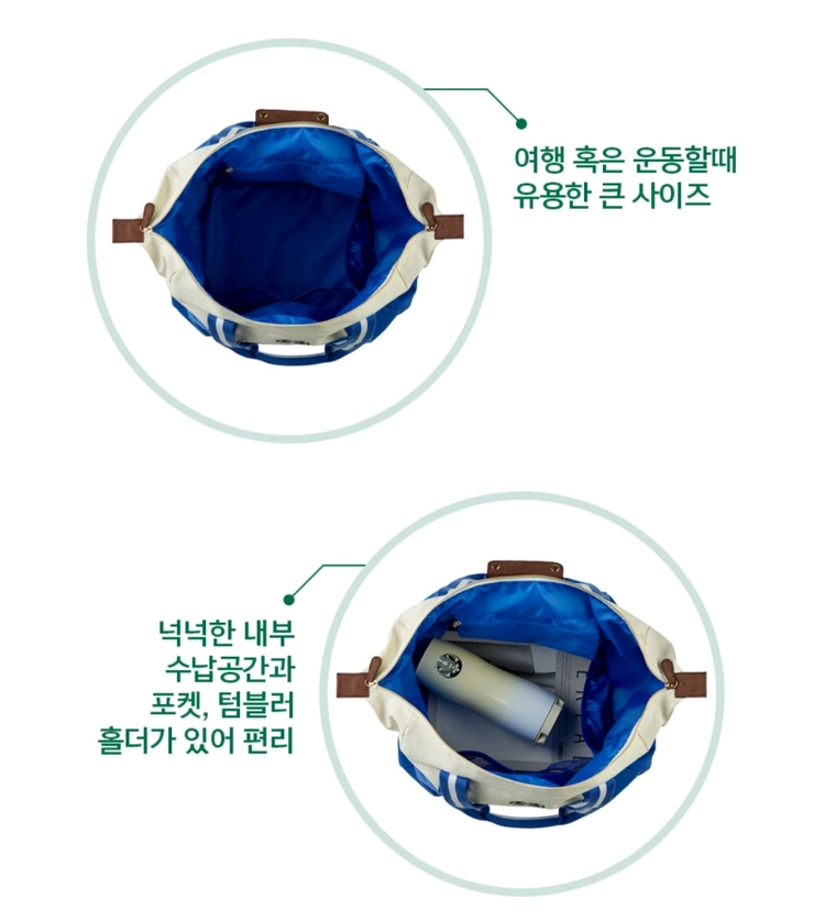 스타벅스 서머 타임 멀티백 <미개봉> 이미지