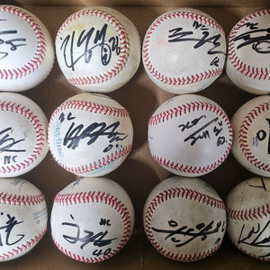 프로야구 연습공 싸인볼