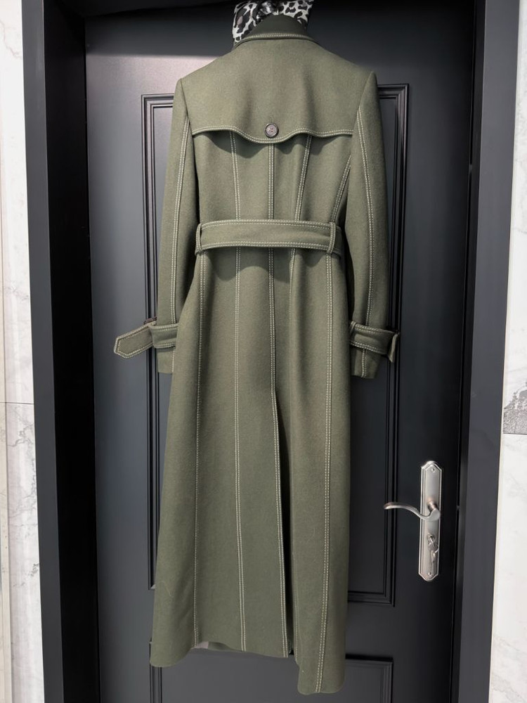 아보아보 울 맥시 트렌치 코트 1사이즈 새상품--4