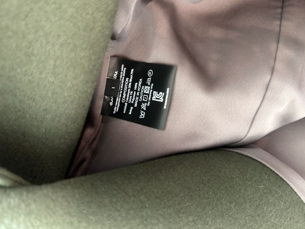 아보아보 울 맥시 트렌치 코트 1사이즈 새상품--5