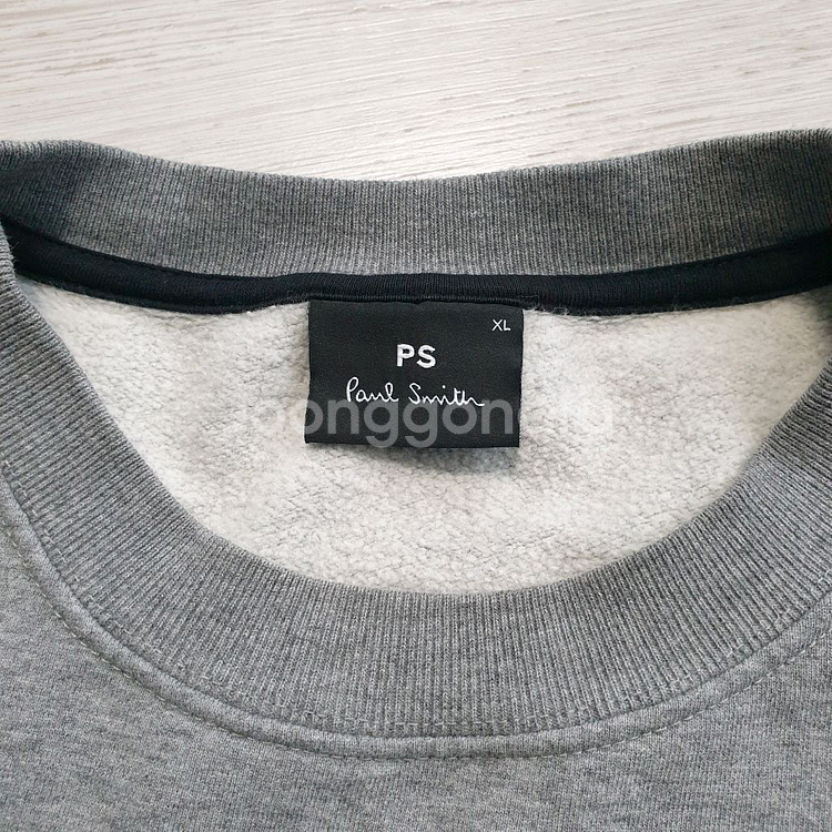 폴스미스 그레이색상 기모안감 맨투맨티셔츠 XL 103--3