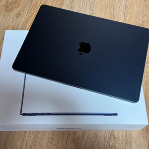 맥북 에어 M4 15인치 256 미드나이트 (충전기, 케이블 미포함)