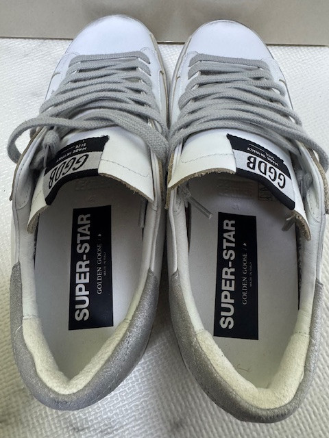 골든구스 슈퍼스타 실버 탭 실버 스파클 판매합니다.(사이즈 41)--1