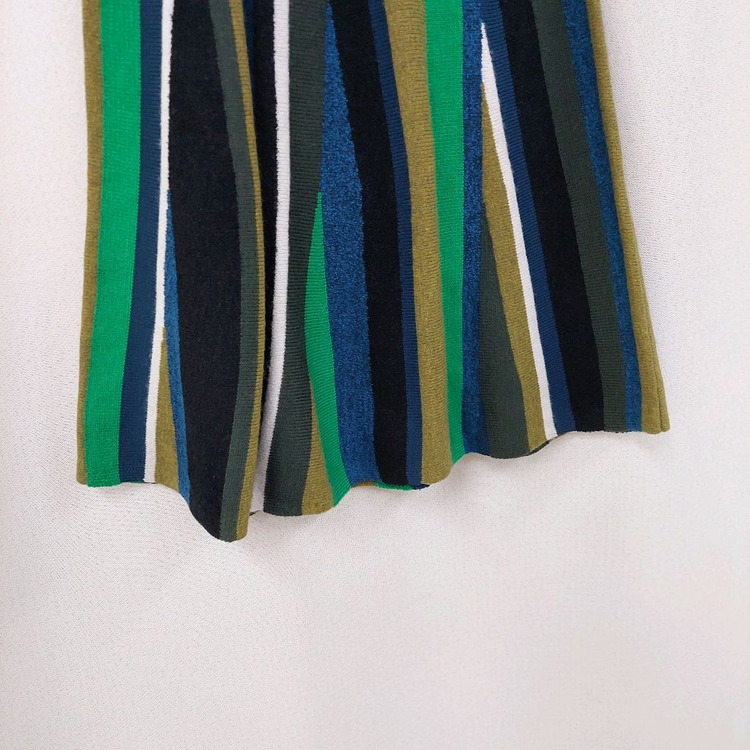 KENZO 겐조 스트라이프 니트 스커트--2