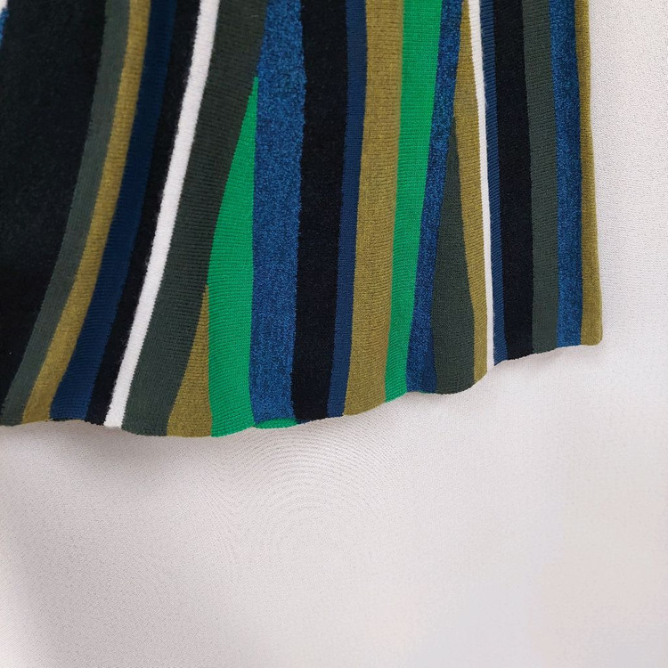 KENZO 겐조 스트라이프 니트 스커트--3