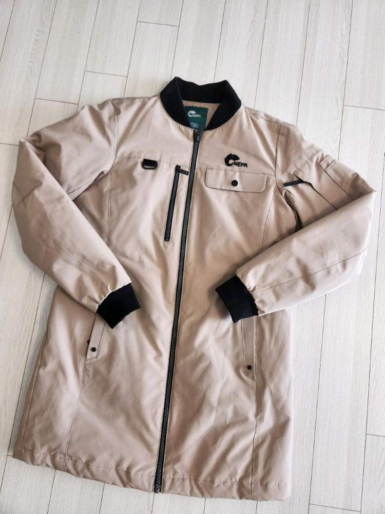 새상품급)네파 베이지 여성 알라스카 라이트 롱 덕다운자켓 사이즈90(s)촬영사진 색감이 이상한데 두번째 홈피사진 색--1