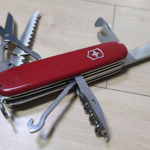 빅토리녹스 헌츠맨 91mm 레드 맥가이버칼