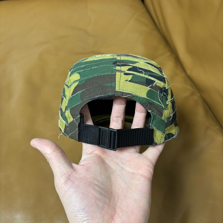 슈프림 캠프캡 모자 박스로고 레이어드 우드랜드 카모--6