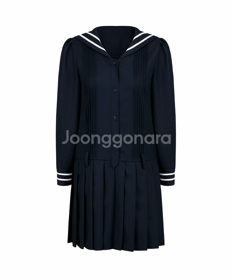 [새상품] 라벨르블랑 세일러 플리츠 원피스(택0)--1