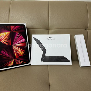 아이패드프로11 3세대 m1칩(128g) wifi, 매직키보드, 애플펜슬 2세대 일괄로 팝니다!! 이미지
