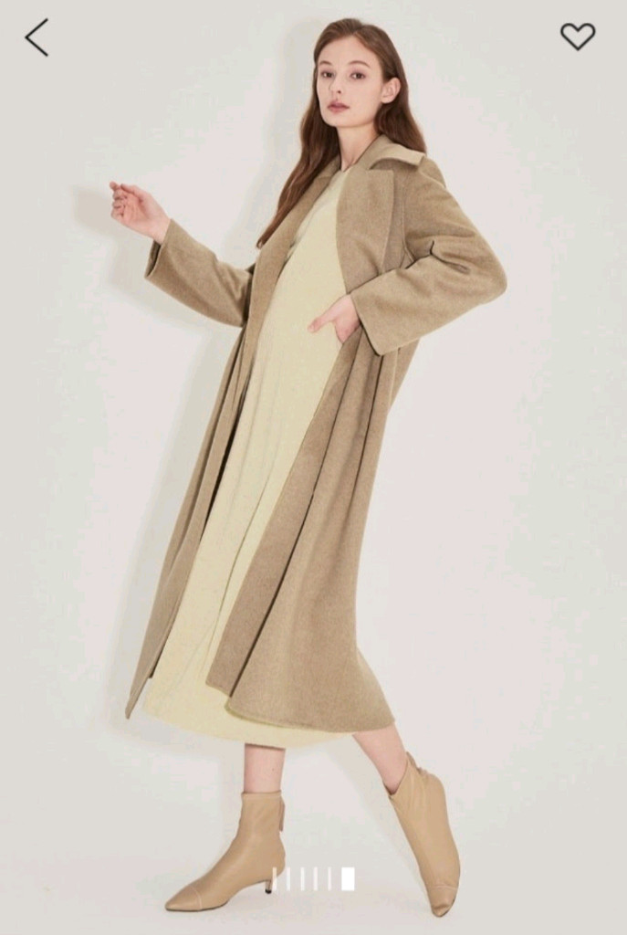 랑방컬렉션 캐시미어 코트(한섬 랑방 타임 오브제 미샤 마인 더캐시미어)--7