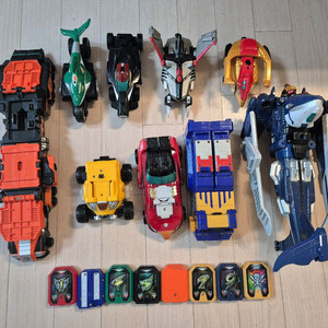 파워레인저 엔진포스 1번~9번 일괄 이미지