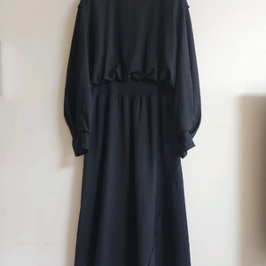 시스템 언밸런스 헴 밴딩 드레스 (한섬 타임 더캐시미어 마인 원피스