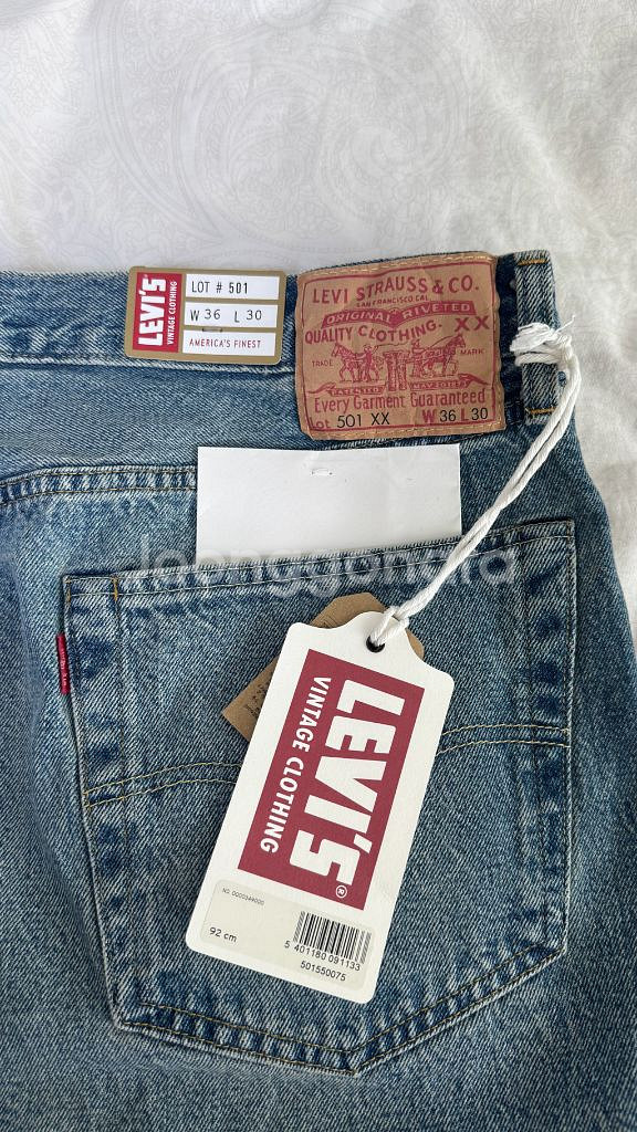 리바이스 lvc 블랙잭 36x30--4