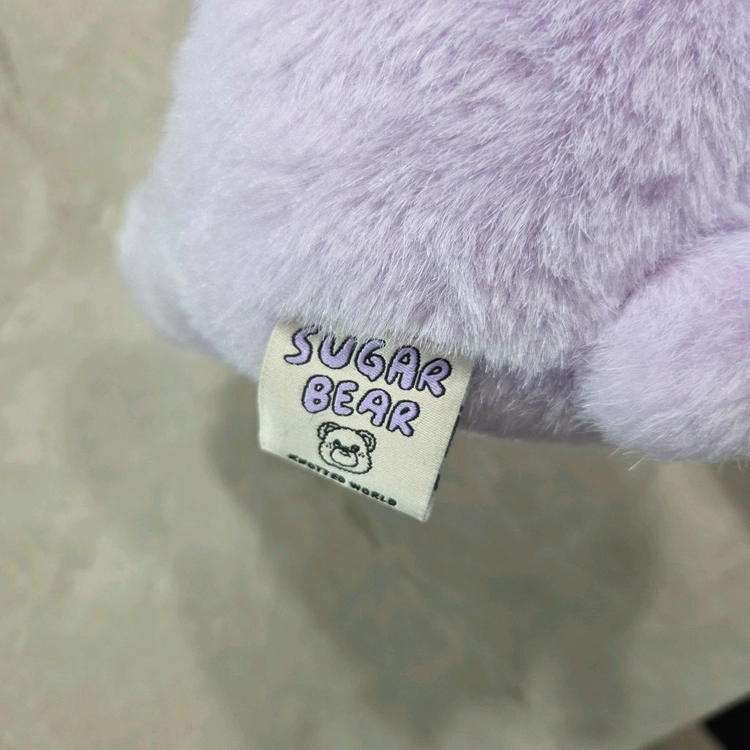 노티드 슈가베어 곰인형 라벤더 이미지