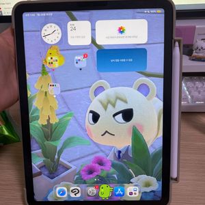 애플 아이패드 에어 4세대 실버 64GB , 애플펜슬 2세대