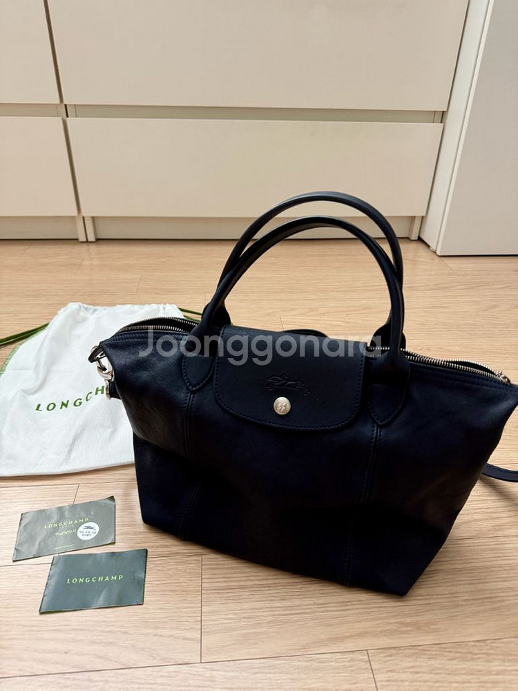 Longchamp 롱샴 르플리아쥬 가죽 가방--1