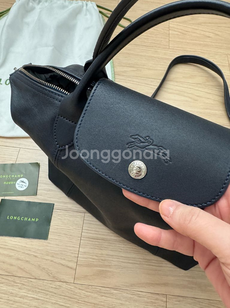 Longchamp 롱샴 르플리아쥬 가죽 가방--2