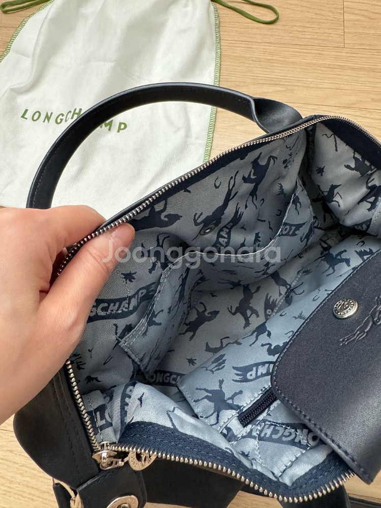 Longchamp 롱샴 르플리아쥬 가죽 가방--3