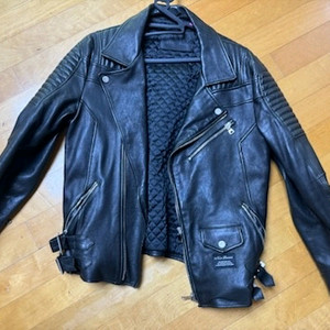 느와르라르메스 가죽 바이커 라이더 자켓 팝니다 이미지