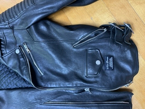 느와르라르메스 가죽 바이커 라이더 자켓 팝니다 이미지