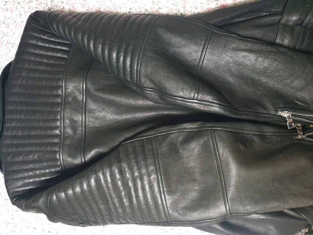 느와르라르메스 가죽 바이커 라이더 자켓 팝니다 이미지