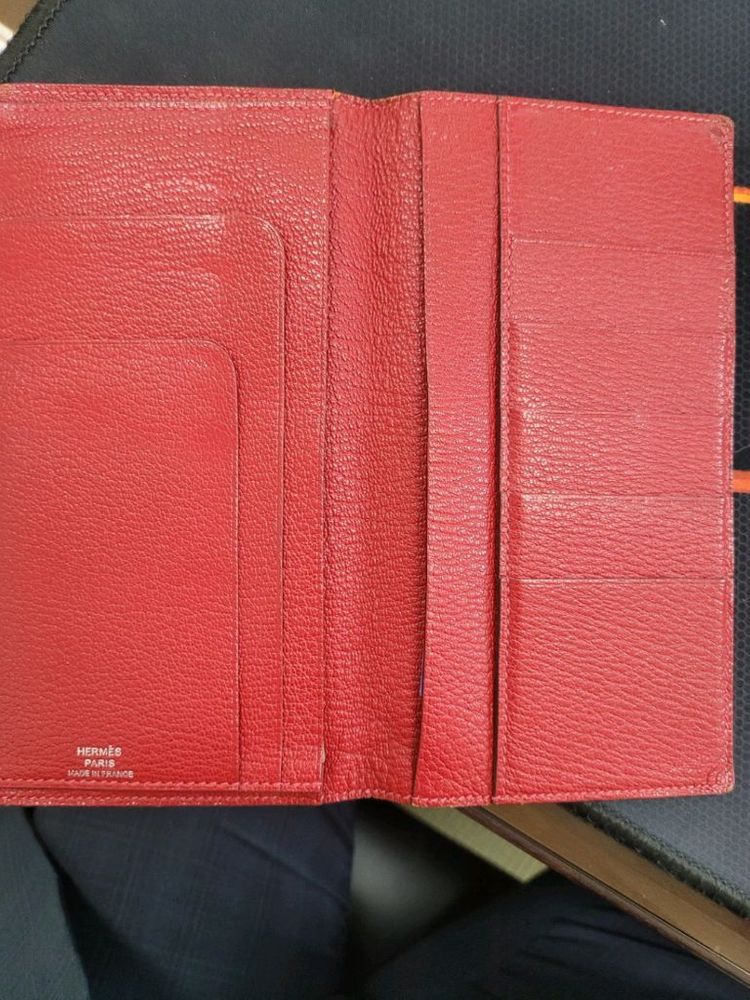 에르메스 레드 그린 장지갑 단지갑 팝니다 루이비통 샤넬 디올 펜디--1