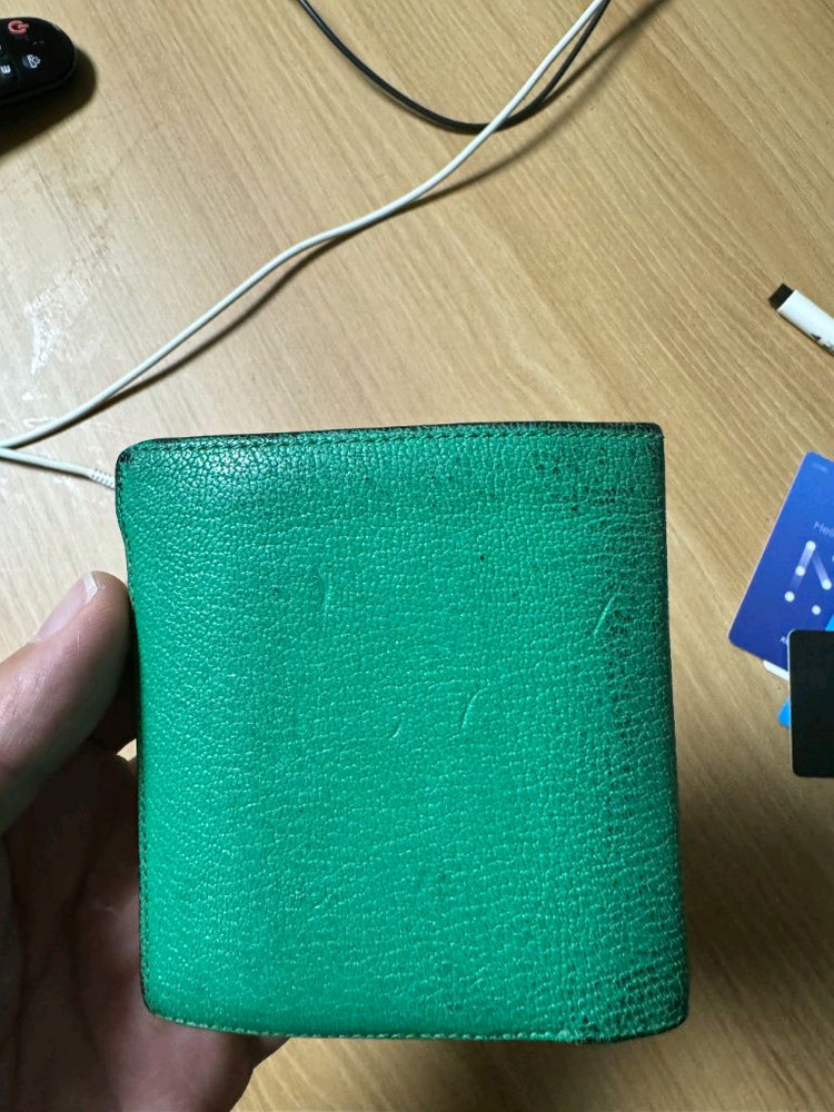 에르메스 레드 그린 장지갑 단지갑 팝니다 루이비통 샤넬 디올 펜디--6