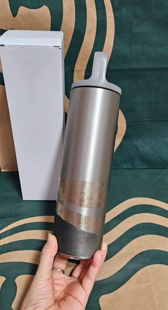 새상품S급]스타벅스 SS 미르 리저브 골드 핸들 텀블러 591ml--2