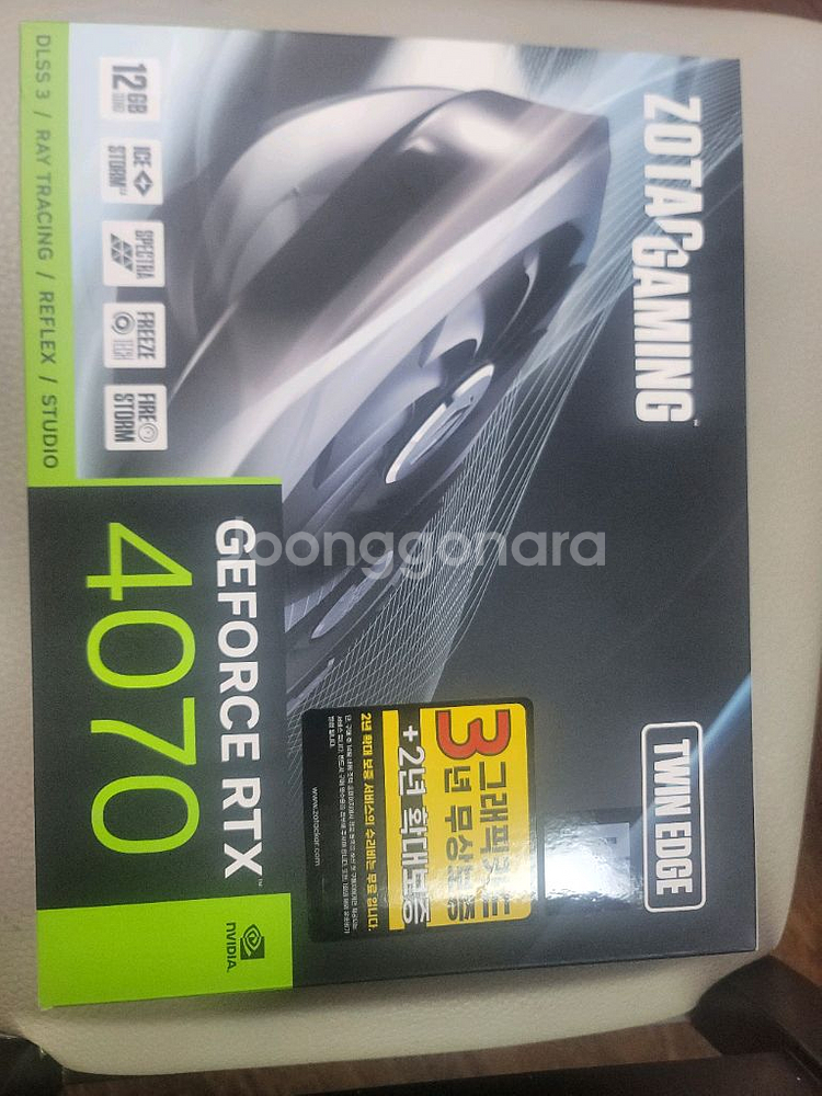 조탁 RTX 4070 그래픽카드--4
