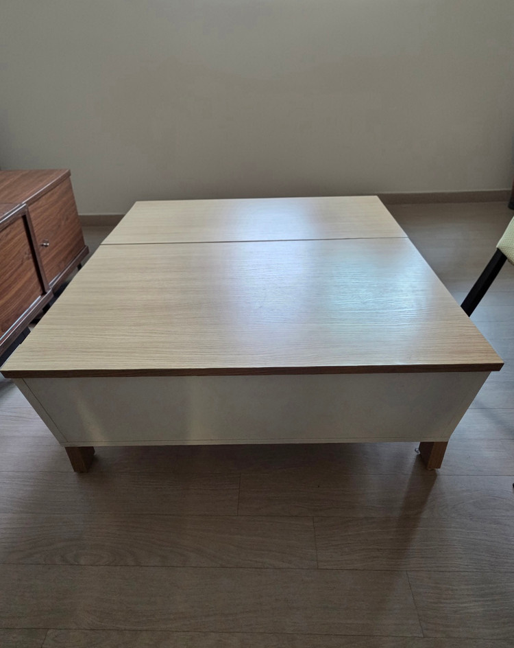 삼익가구 프라임 전동 USB 홈바 안락 거실 컵홀더 쇼파 4인용 가죽 소파 리클라이너, 스페이스 리프트 테이블--9