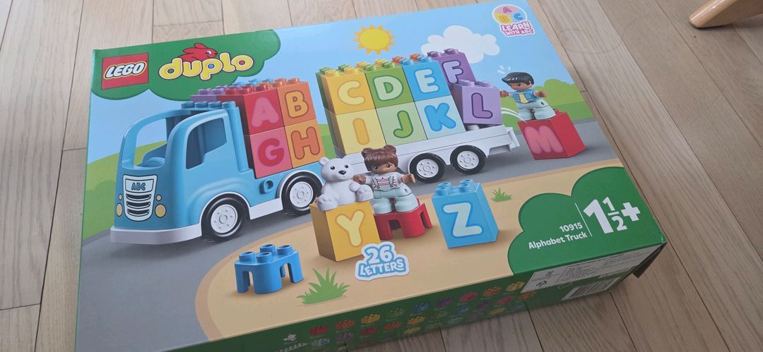 [판매] 우리 아이 첫 알파벳 학습, 레고 듀플로 10915 알파벳 트럭--3