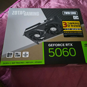 [ZOTAC] GAMING 지포스 RTX 5060 Twin Edge OC D7 8GB
