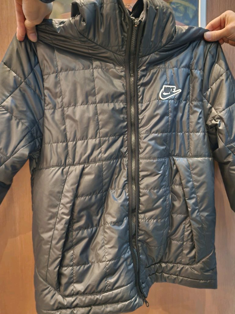 나이키 퀼팅 패딩 점퍼 블랙 M-L 사이즈 남녀공용 자켓 이미지