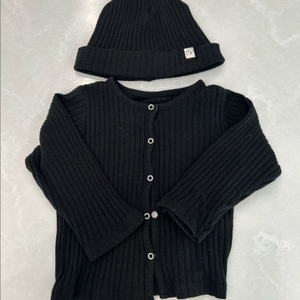 헤이두두 코모두 비니 가디건 세트 (착샷O)