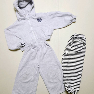 L 9호 도레도레 기모 후드 상하복