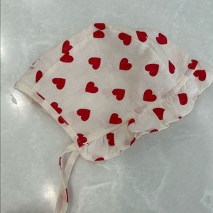 꼬숑 하트 보넷 6-12m