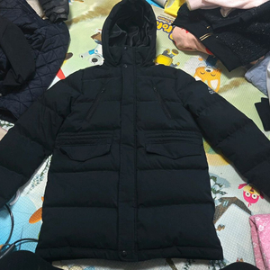 아동 150호 아디다스 키즈 오리털 롱패딩 점퍼